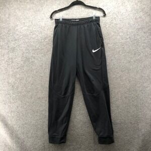 Nike Dri-FIT Jogger Sweatpants Boys XL 18-20 Black Fleece Athletic Active